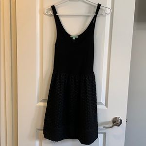 Kinsley black babydoll with textured glitter bttm